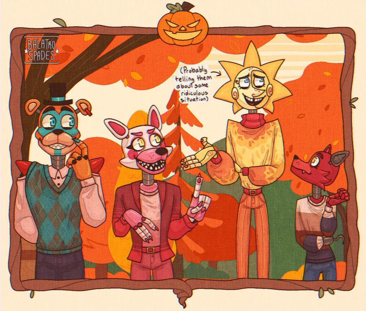 thighs up (rendered) + 3 extra characters